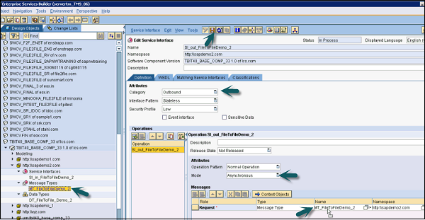 Outbound Service Interface