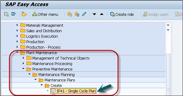 Single Cycle Plan