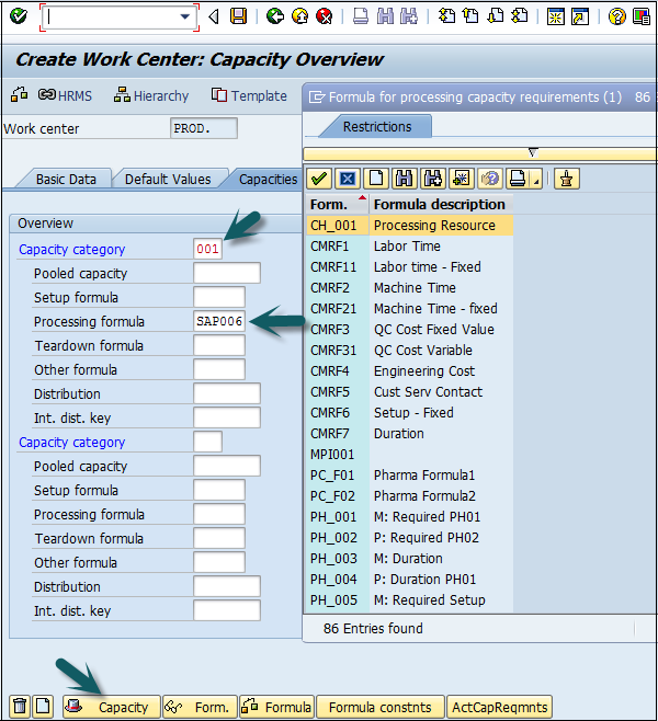 Capacity Overview