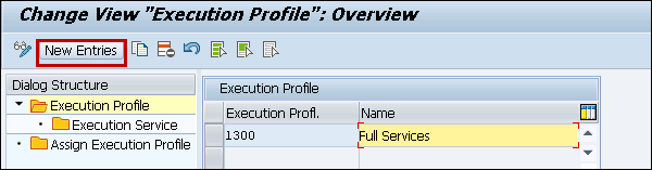 Execution Profile