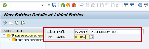 Selection Profile