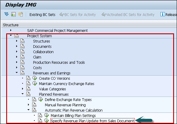 Specify Revenue Plan