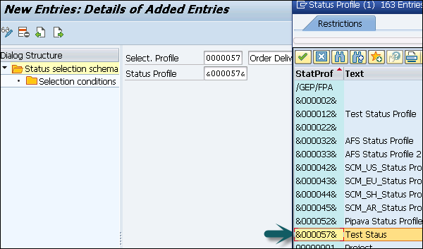 Status Profile