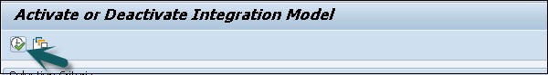 Activate or Deactivate Integration Model