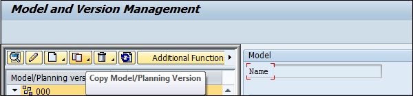 Copy Model Planning Version