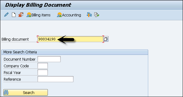 Billing Document