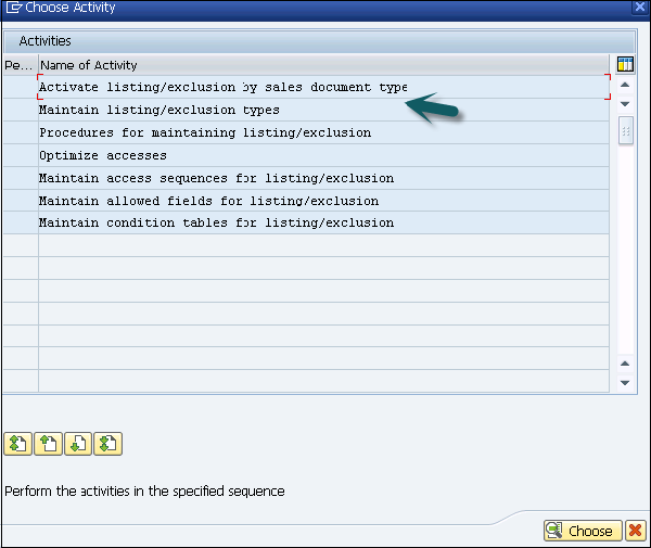 Activity Listing