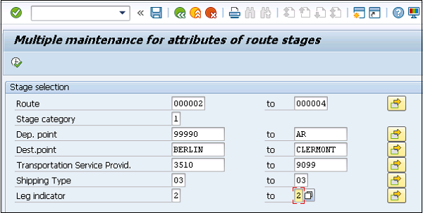 Attributes Route Stages