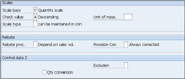 Scale and Control Data