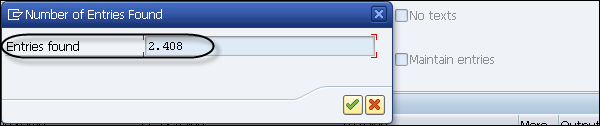 Entries Found