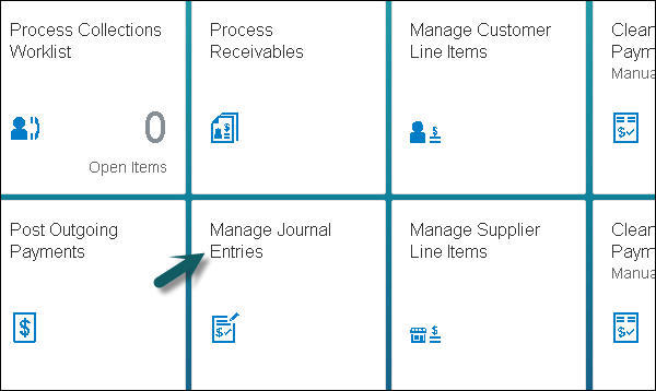 Manage Journal Entries