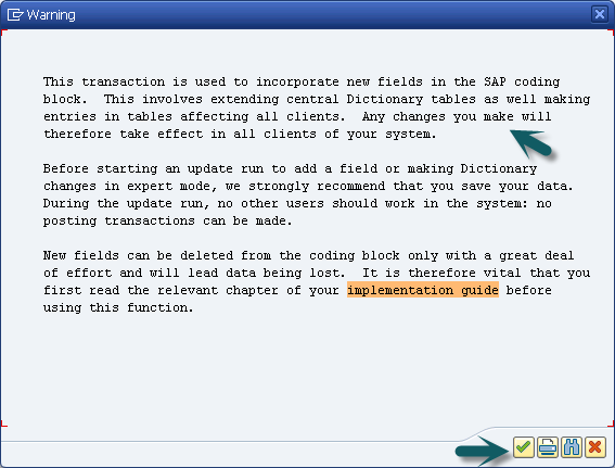 SAP Coding Block