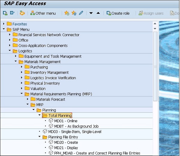 Requirement Planning