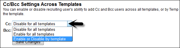 CCBCC Settings