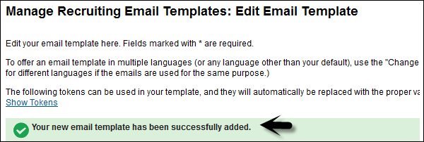 Email Template