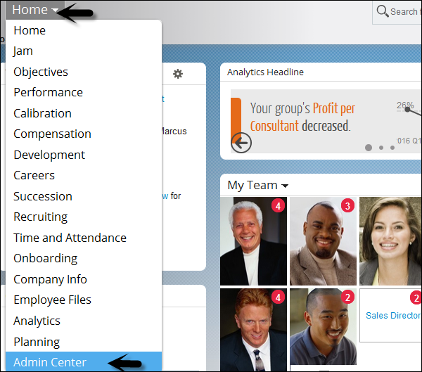 Login to SuccessFactors