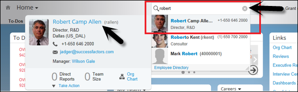 Robert Action Search