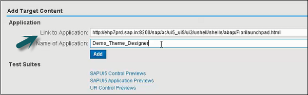 SAP UI5 Target