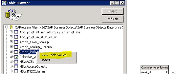 Column Values