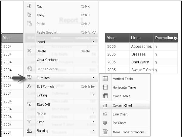 Adding Chart to Report Method3