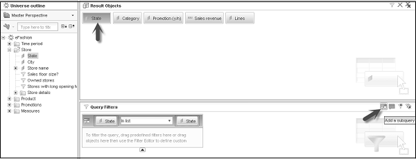 Building a Subquery