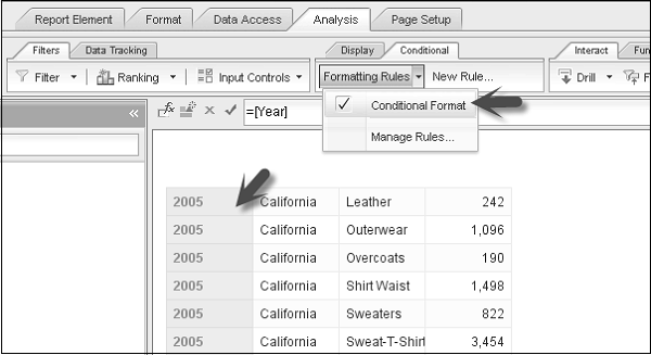 Conditional Formatting Rules