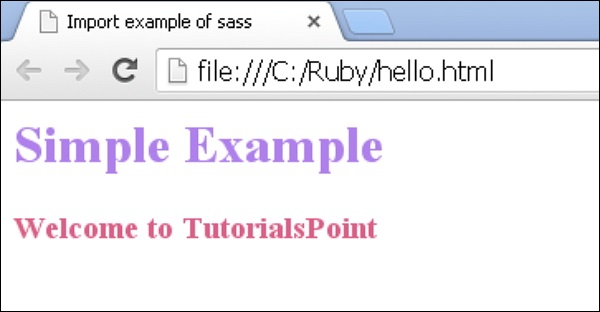 SASS Installation