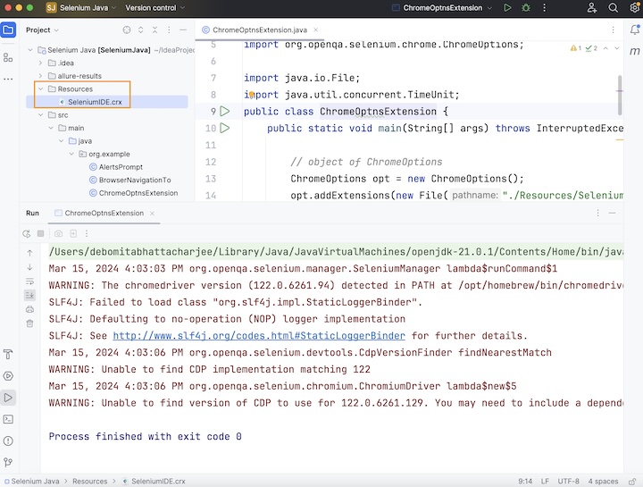 Selenium Chrome Options 1