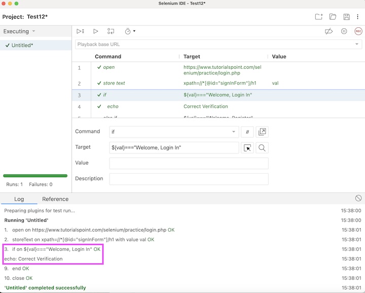 Selenium Control Flow 3