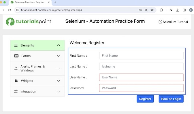 Selenium Excel Data File 4