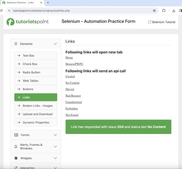 Selenium Handling 4