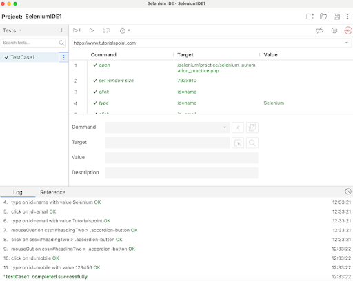 Selenium IDE Code Export 3