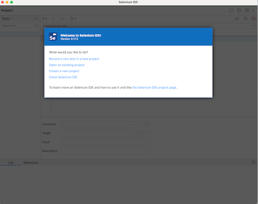 Selenium IDE Creating Tests 2