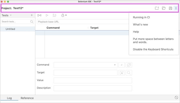 Selenium IDE Features 1