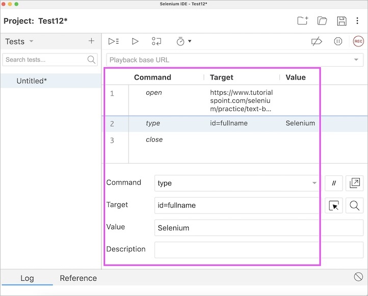 Selenium IDE Features 5