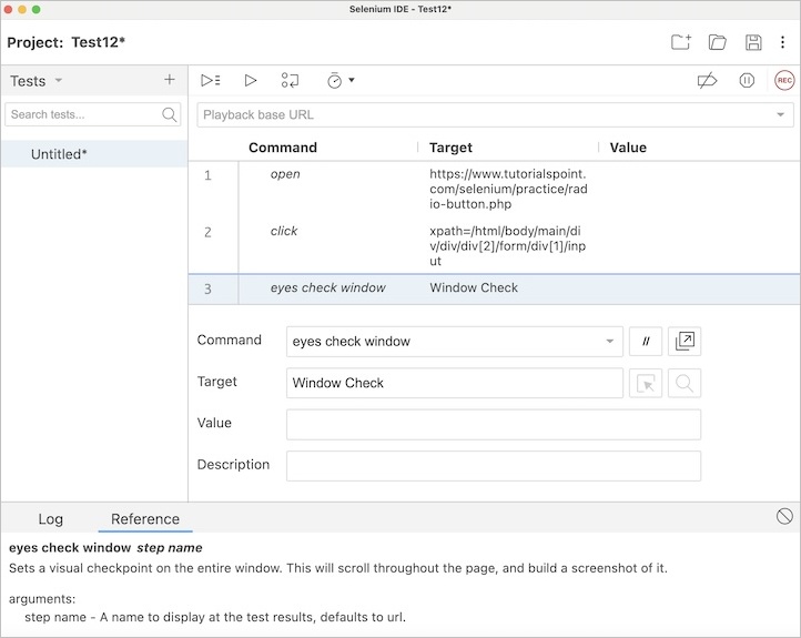 Selenium IDE Plugins 11