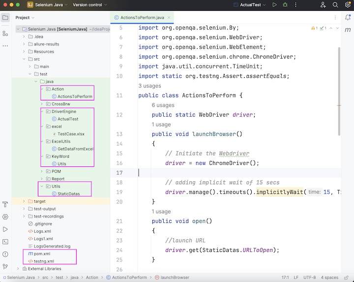 Selenium Keyword Driven Framework 3