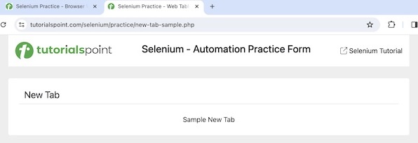 Selenium Multi Windows 2