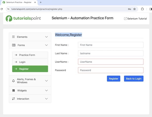 Selenium Page Object Model 2