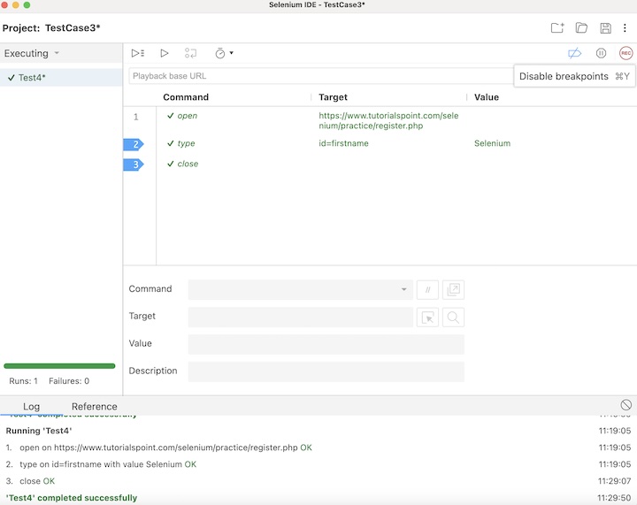 Selenium Script Debugging 9