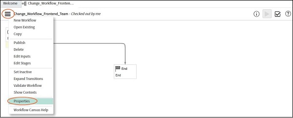 Change Workflow Frontend Team