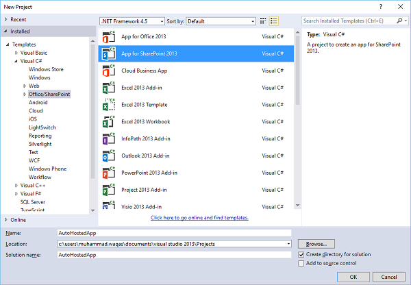 App for SharePoint 2013