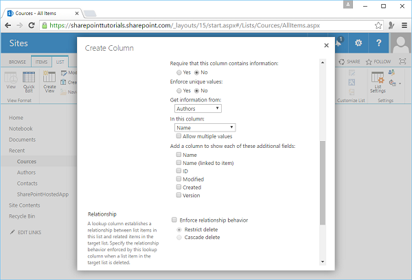 Create Column