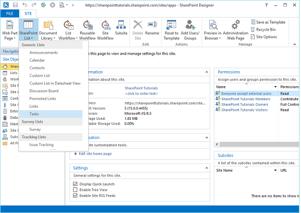 SharePoint Lists