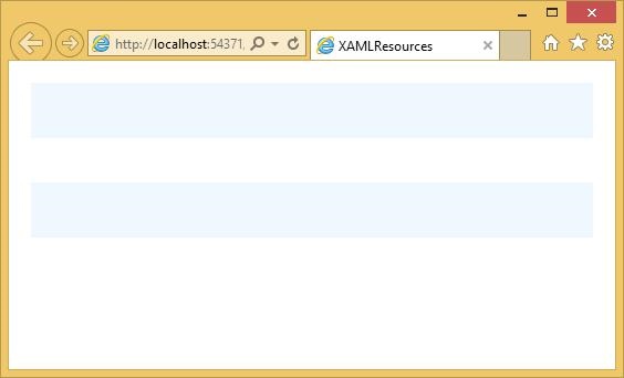 XAML Resources
