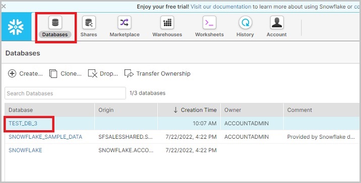 Creating a Schema