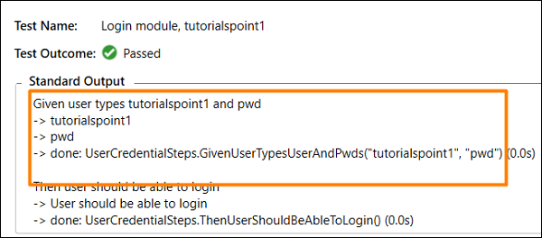 Executions Scenarios