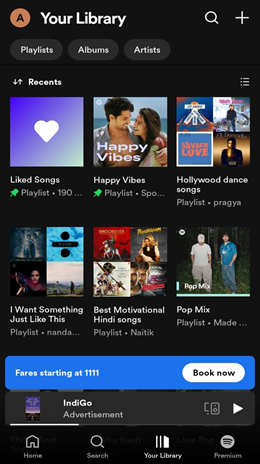 Spotify App Library