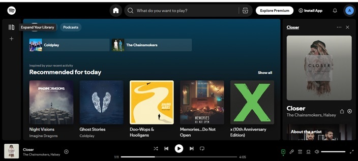 Spotify Library