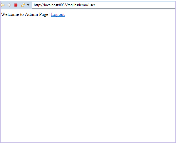 Welcome to Admin Page
